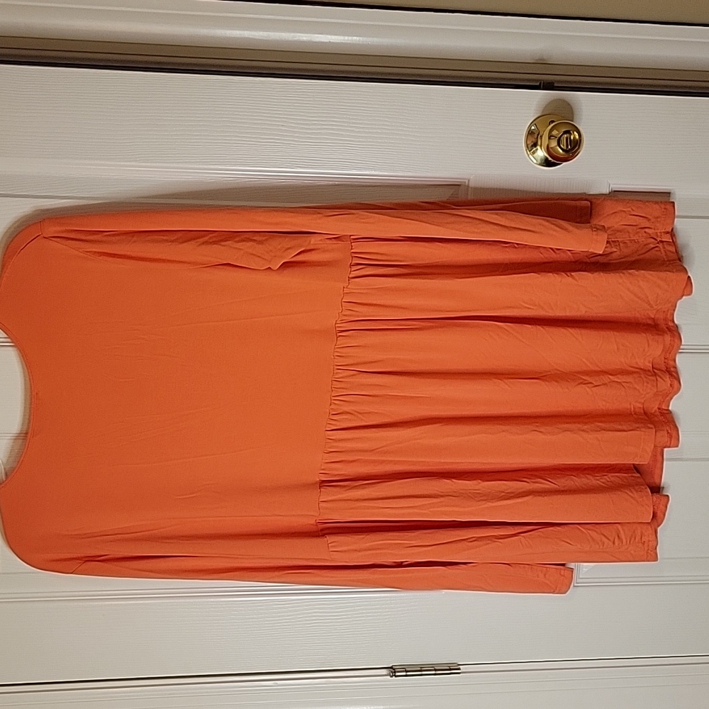 Shein Baby Doll Dress XXL Long Sleeve Pink - Picture 3 of 3